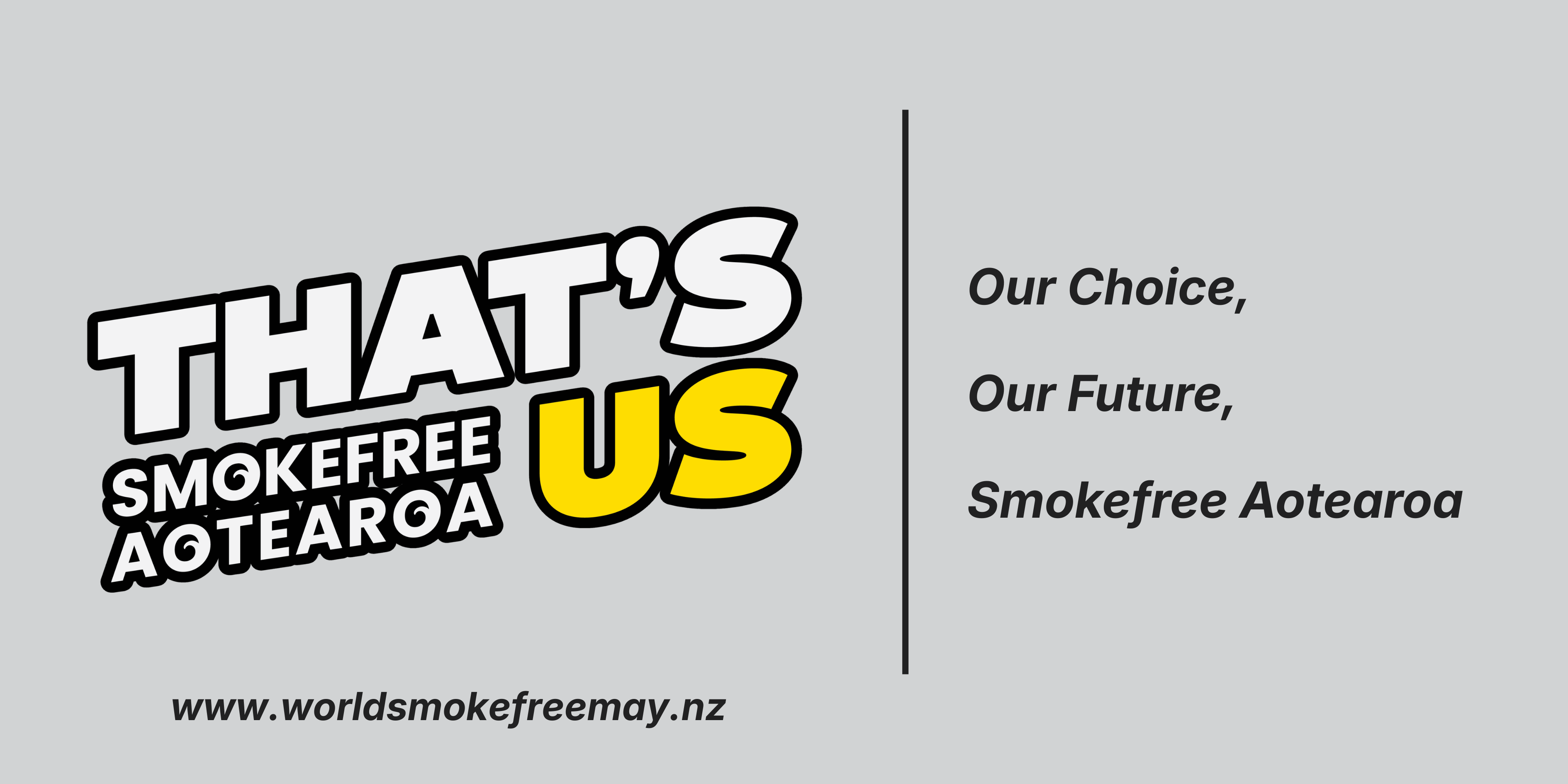 Email banner: Our Choice — Grey
